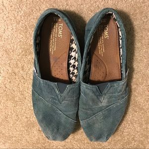 Blue Corduroy Toms!